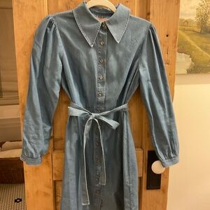 Boden denim dress size 6 petite